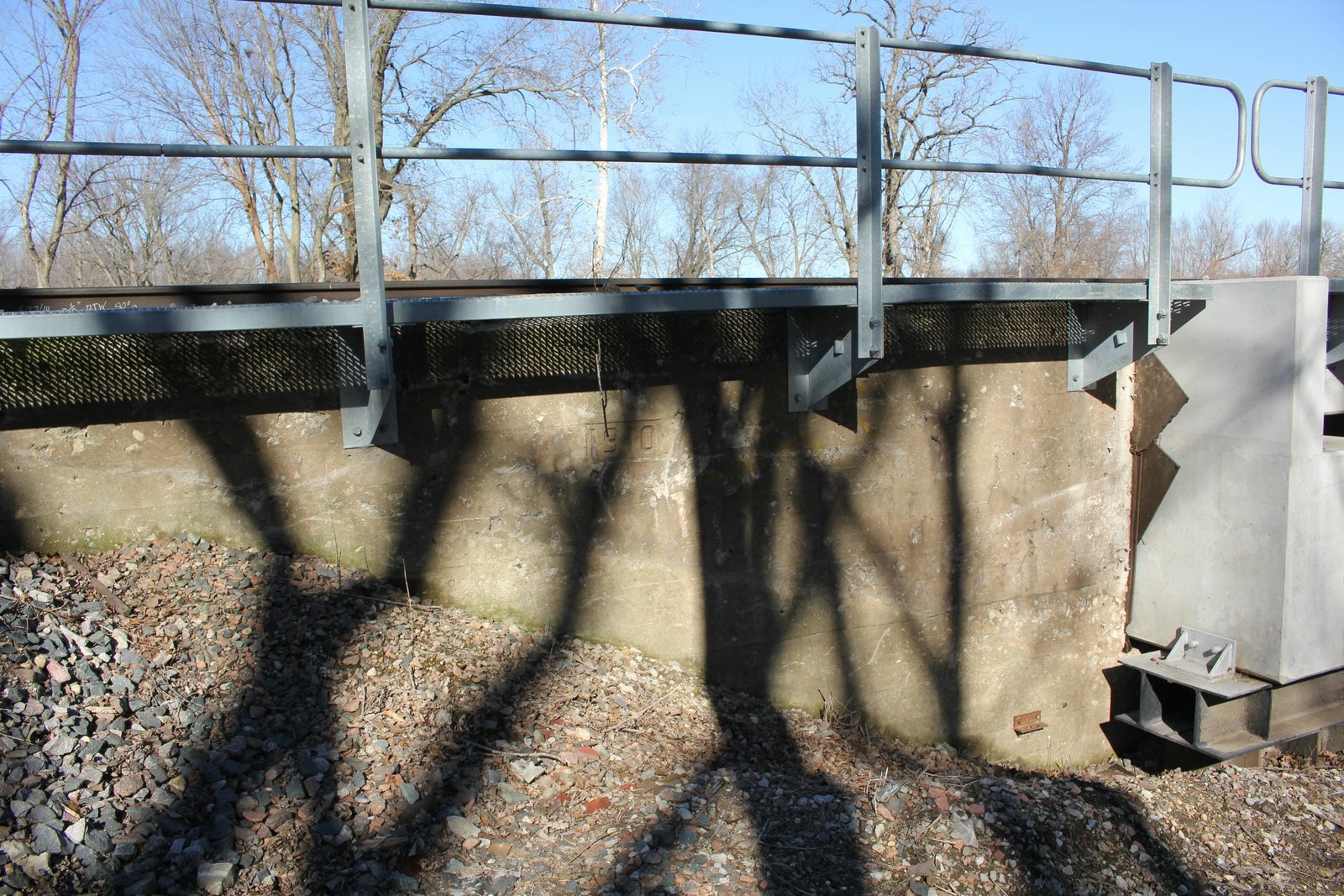 West abutment
